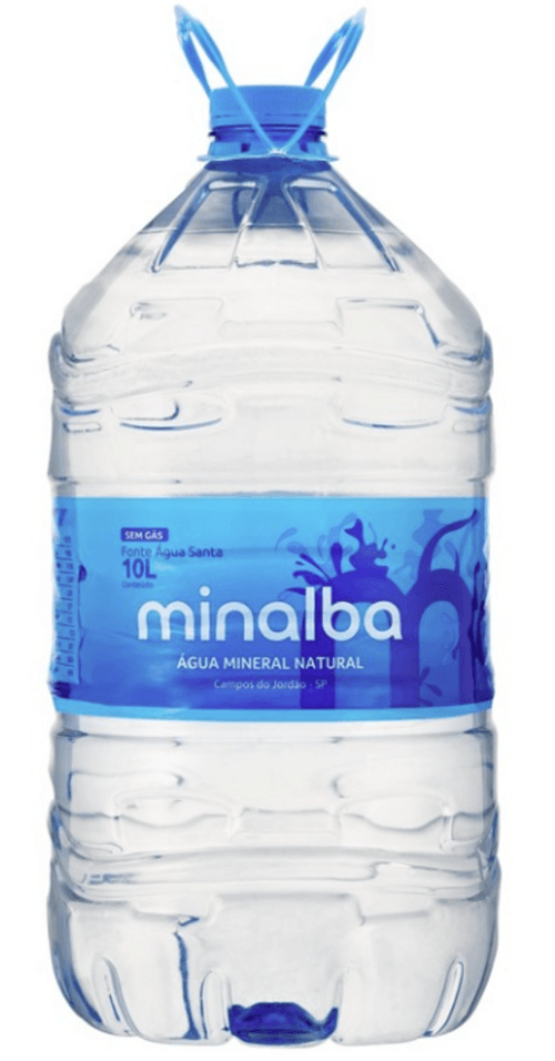 Água Mineral Natural sem Gás Minalba Galão 10l