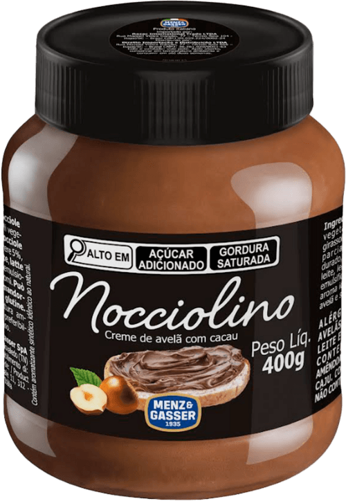 Creme De Avelã Italiano Nocciolino Menz & Gasser Com Cacau 400g