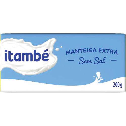 Manteiga Itambé Sem Sal Tablete 200g