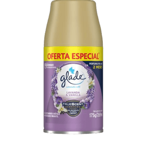 Desodorizador Glade Automatic Spray Refil Lavanda & Baunilha 269ml Oferta Especial