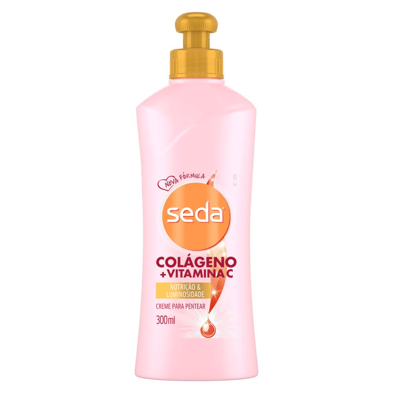 Creme-para-Pentear-Seda-by-Niina-Secrets-Colageno-e-Vitamina-C-Frasco-300ml