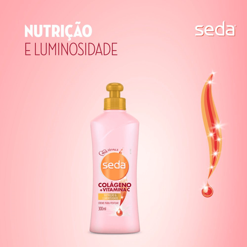 Creme-para-Pentear-Seda-by-Niina-Secrets-Colageno-e-Vitamina-C-Frasco-300ml