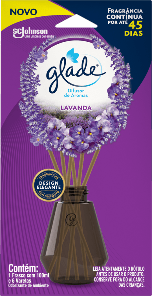 Desodorizador Glade Difusor Lavanda 100ml