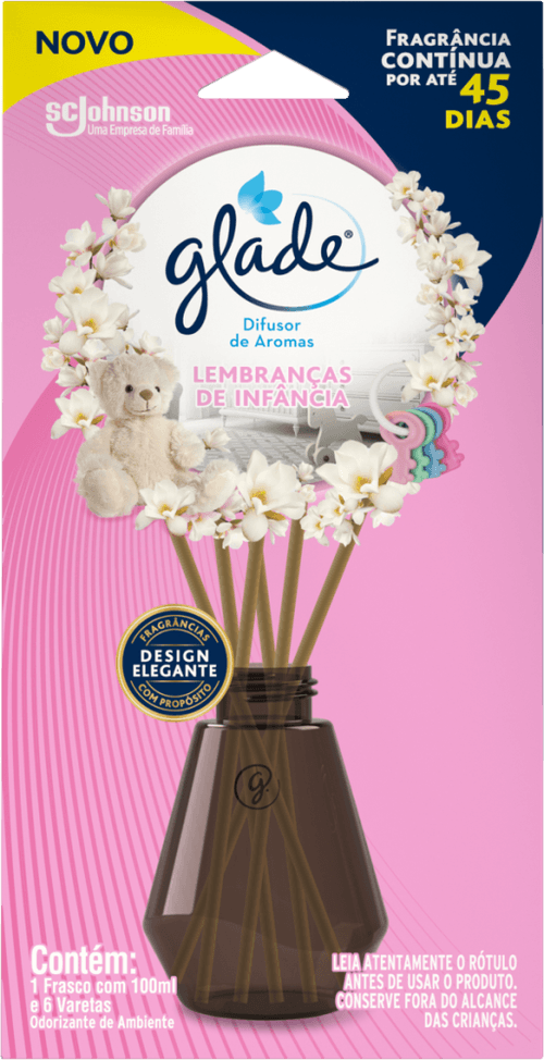 Desodorizador Glade Difusor Lembranças de Infância 100ml