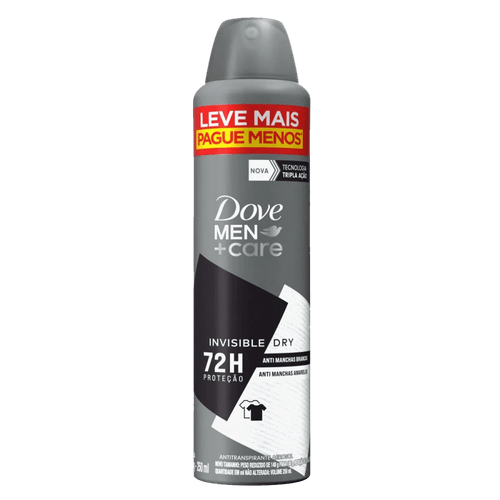 Antitranspirante Aerosol Dove Men+Care Invisible Dry 250 ml