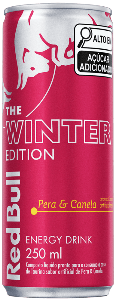 Energético Red Bull, Winter Pera e Canela, 250 ml