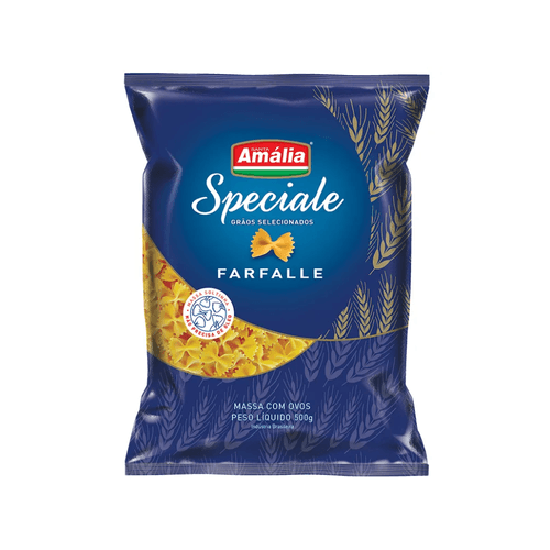 Massa com Ovos Santa Amália Speciale Farfalle 500g