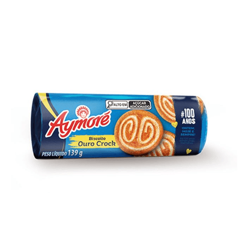 Biscoito folhado aymore 139g