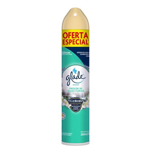 Desodorizador Glade Aerossol Frescor de Águas Florais 360ml Oferta Especial