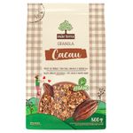 Granola-Mistura-de-Flocos-de-Cereais-Integrais-Sementes-Chia-Linhaca-Gergelim-e-Cacau-Mae-Terra-Pacote-800g