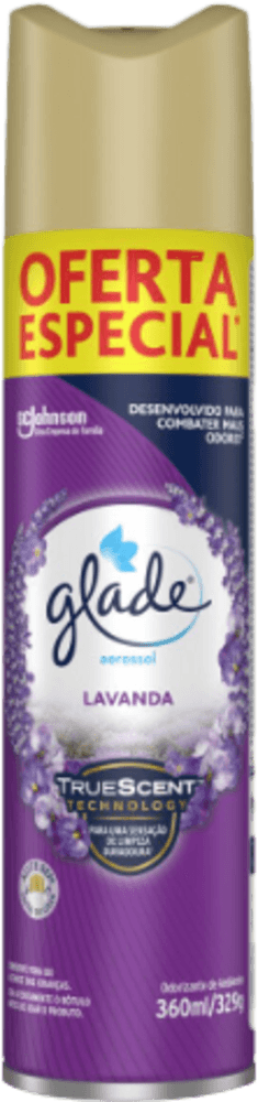 Desodorizador Glade Aerossol Lavanda 360ml Oferta Especial