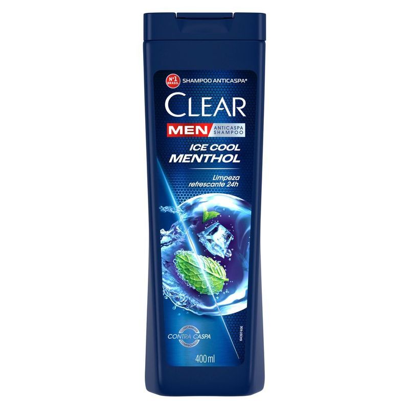 Shampoo-Anticaspa-Ice-Cool-Menthol-Clear-Men-Frasco-400ml