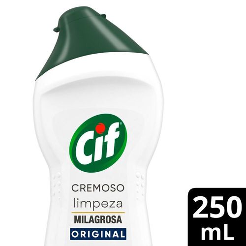 CIF Cremoso Limpeza Milagrosa remove 100% da sujeira 250 ml