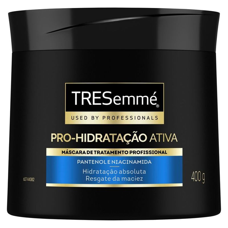 Mascara-de-Tratamento-Profissional-Pantenol-e-Niacinamida-Tresemme-Pro-Hidratacao-Ativa-Pote-400g