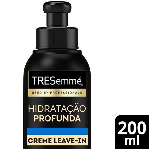 Creme Leave-In com Pantenol, Niacinamida e Filtro UV Tresemmé Hidratação Profunda Frasco 200ml