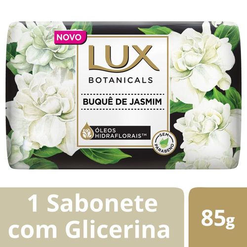 Sabonete em Barra de Glicerina Buquê de Jasmim Lux Botanicals Envoltório 85g