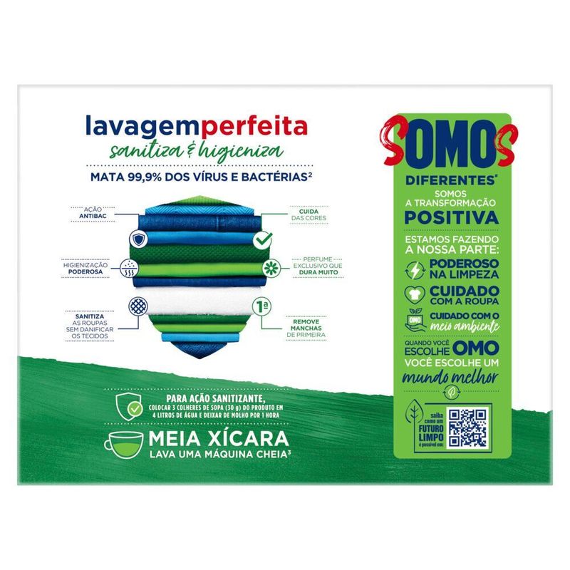 Lava-Roupas-em-Po-com-Ativo-Concentrado-Omo-Lavagem-Perfeita-Sanitiza---Higieniza-Caixa-16kg-Preco-Economico