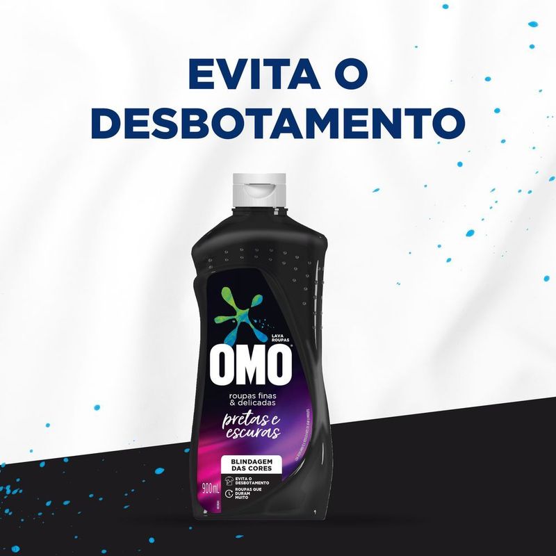 Lava-Roupas-Liquido-Roupas-Escuras-e-Pretas-Finas-e-Delicadas-Omo-Frasco-900ml