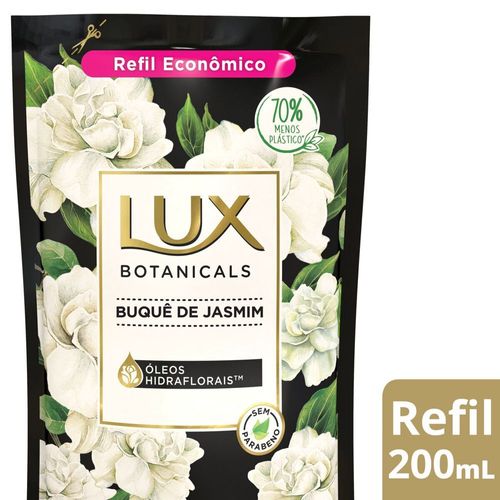 Sabonete Líquido Buquê de Jasmim Óleos Hidraflorais Lux Botanicals Sachê 200ml Refil