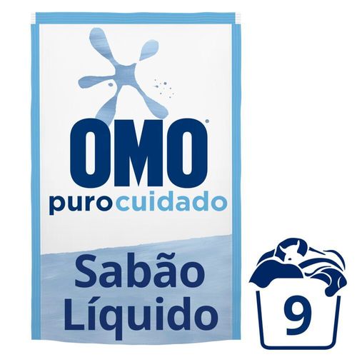 Sabão Líquido Refil OMO Puro Cuidado 900 ml