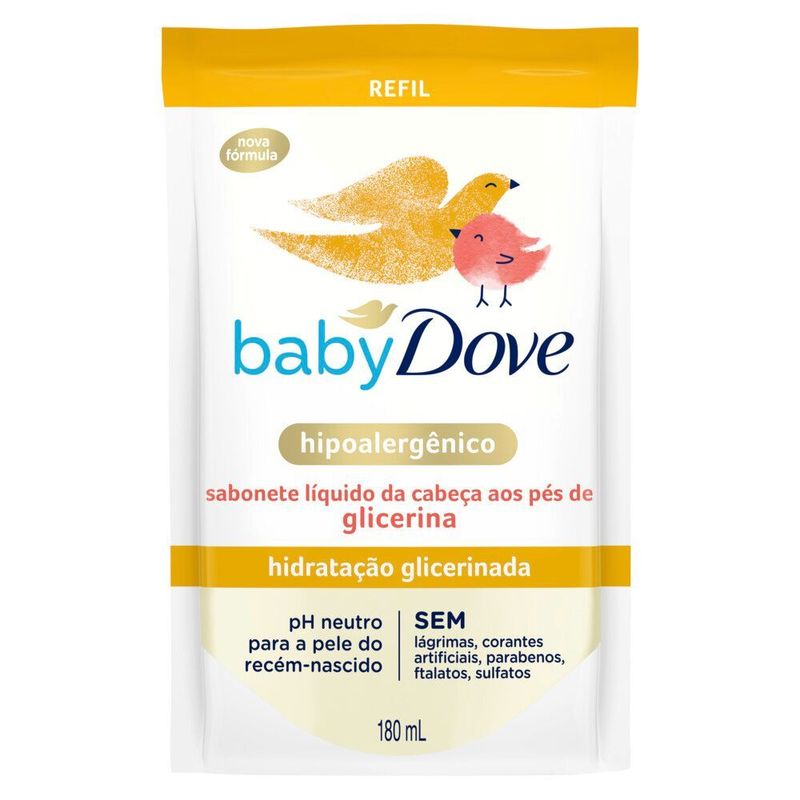 Sabonete-Liquido-de-Glicerina-Hidratacao-Glicerinada-da-Cabeca-aos-Pes-Dove-Baby-Sache-180ml-Refil