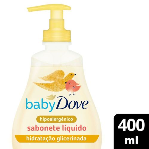 Sabonete Líquido de Glicerina Hidratação Glicerinada da Cabeça aos Pés Dove Baby Frasco 400ml