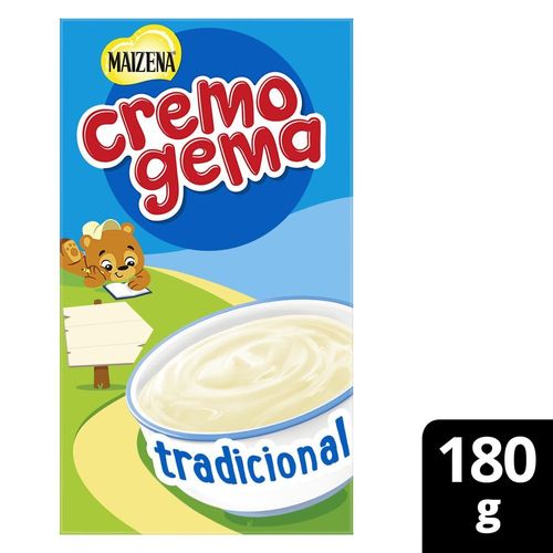 Mistura à Base de Amido de Milho para o Preparo de Mingau Baunilha Tradicional Maizena Cremogema Caixa 180g