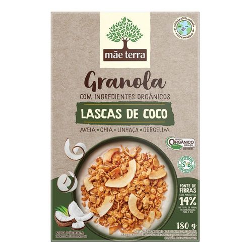 Granola Mãe Terra Lascas de Coco 180g