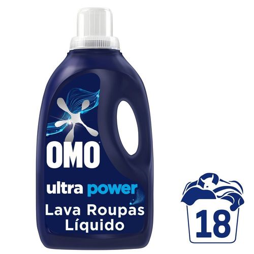 Lava-Roupas Líquido Omo Ultra Power Frasco 1,8l