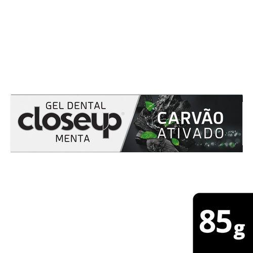 Creme Dental Carvão Ativado Menta Closeup Caixa 85g