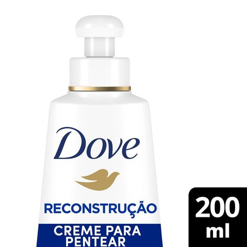 Creme para Pentear Dove Reconstrução + 9% Queratina Complex Frasco 200ml