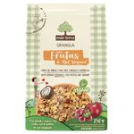 Granola-Mistura-de-Flocos-de-Cereais-Integrais-Sementes-Chia-Linhaca-e-Gergelim-Frutas-Mel-Vegano-Melado-de-Cana-Mae-Terra-Pacote-250g