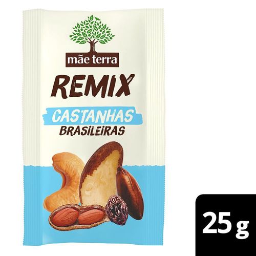 Mix de Castanhas Mãe Terra Remix Castanhas Brasileiras 25g