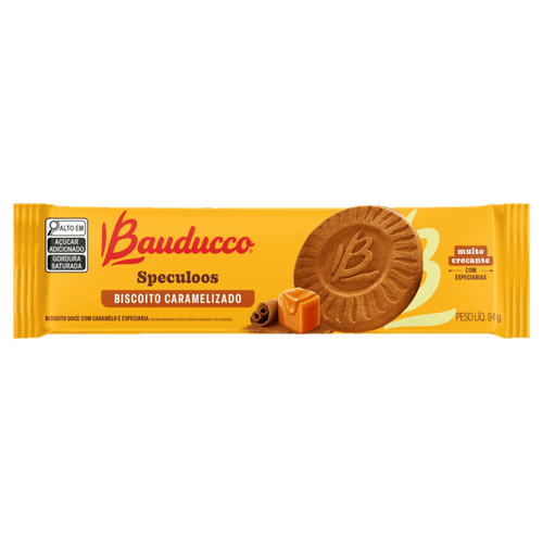 Biscoito Caramelizado Bauducco Speculoos Pacote 84g