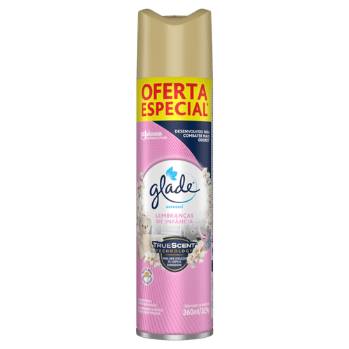 Desodorizador Glade Aerossol Lembranças de Infância 360ml Oferta Especial