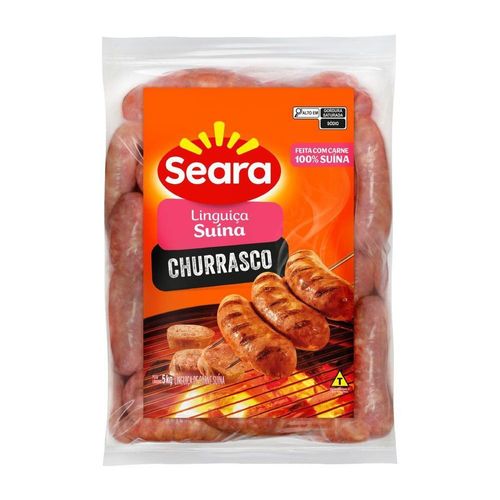 Linguiça Suína Churrasco Seara 1Kg