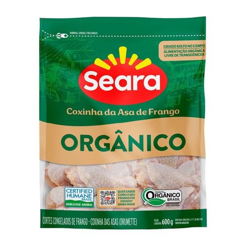 Coxinha da asa Seara Orgânico IQF 600g