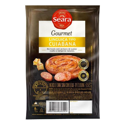 Linguiça tipo cuiabana Seara Gourmet 500g