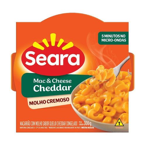 Mac&cheese cheddar tradicional Seara 300g