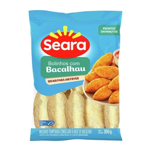 Bolinhos com bacalhau Seara Pescados 300g