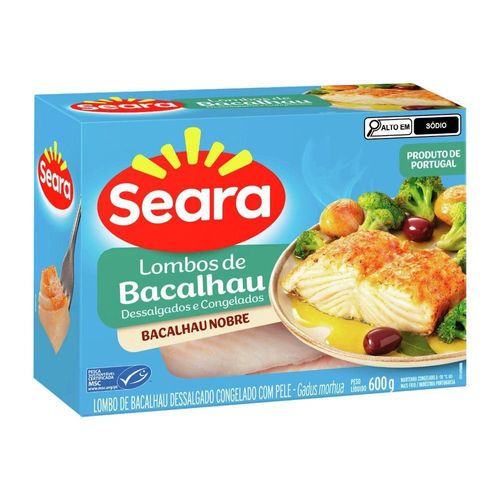 Lombo de bacalhau Seara Pescados 600g