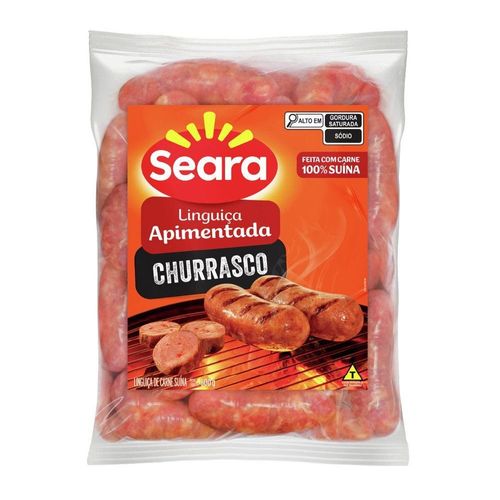 Linguiça Apimentada Churrasco Seara 600g