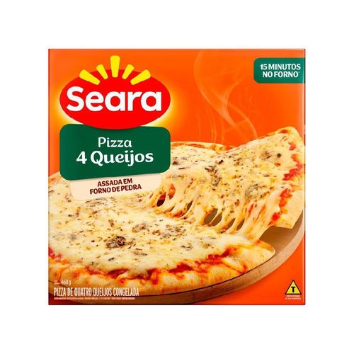 Pizza 4 queijos Seara 460g