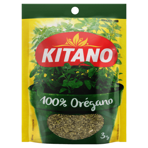 100% Orégano Kitano Pacote 3g