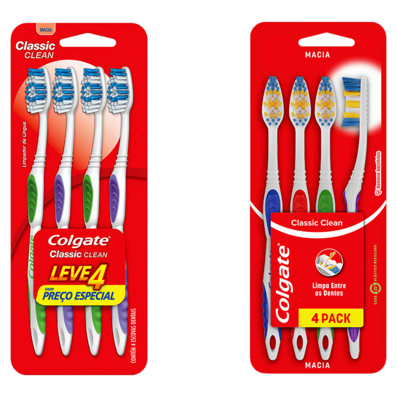Escova-Dental-Macia-Colgate-Classic-Clean-4-Unidades