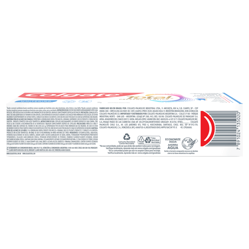 Creme-Dental-Whitening-Anticarie-com-Fluor-Colgate-Total-12-Caixa-90g