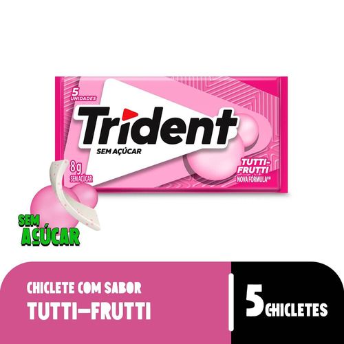 Chiclete Trident Tutti-frutti