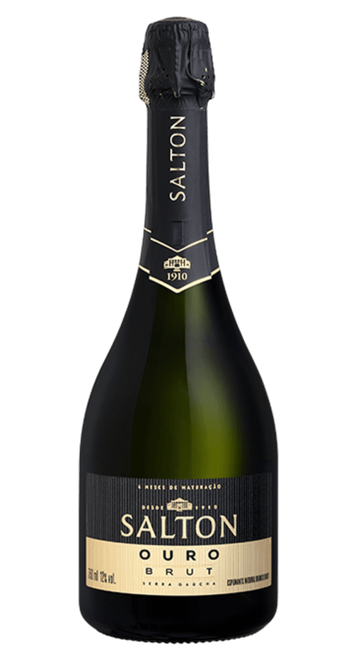 Espumante Brasileiro Branco Reserva Ouro Salton Chardonnay Pinot Noir Riesling Serra Gaúcha Garrafa 750ml