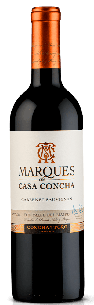 Vinho Chileno Tinto Seco Marques de Casa Concha Cabernet Sauvignon Valle del Maipo Garrafa 750ml