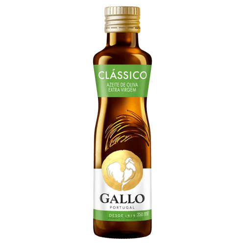 Azeite de Oliva Extra Virgem Clássico Português Gallo Vidro 250ml